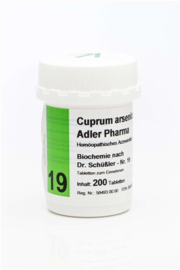 Biochemie Adler 19 Cuprum Arsenicosum D12 200 Tabletten
