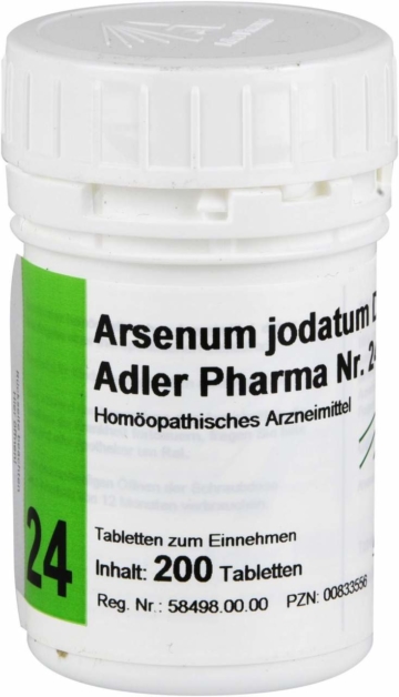 Biochemie Adler 24 Arsenum Jodatum D 12 200 Tabletten