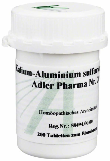 Biochemie Adler 20 Kalium Aluminium Sulfuricum D 12 200 Tabletten