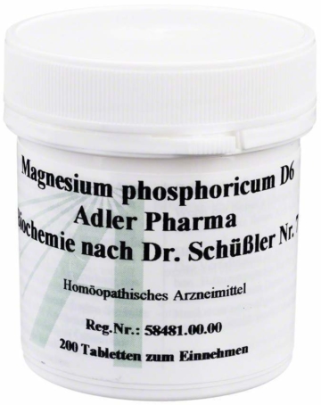 Biochemie Adler 7 Magnesium Phos. D6 200 Tabletten