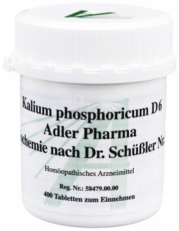 Biochemie Adler 5 Kalium Phosphoricum D 6 400 Tabletten