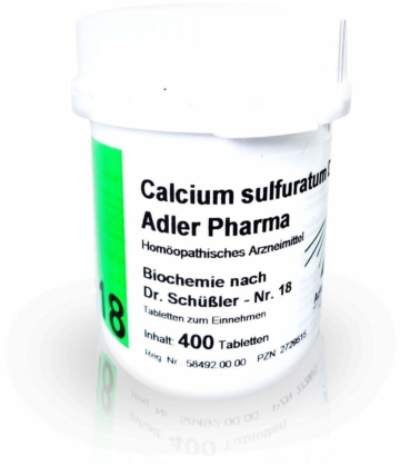 Biochemie Adler 18 Calcium Sulfuricum D 12 400 Tabletten